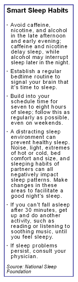 sidebar: smart sleep habits